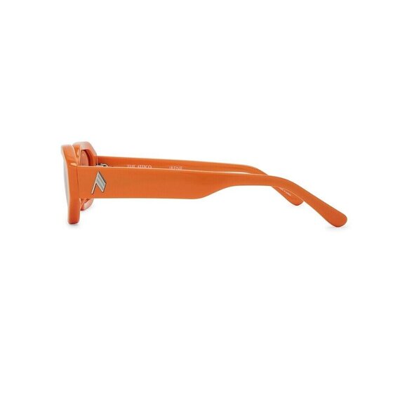 THE ATTICO Irene Geometric Sunglasses in Orange main image 4